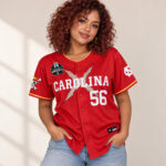 Custom Name And Number One Piece x North Carolina Tar Heels College World Series 2026 Baseball Jersey