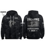 Custom Name Atlanta Falcons Salute To Service 2026 Camo Graphic Hoodie for Football Fans