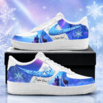 Custom Name Frozen 3 Elsa And Anna Shoes Sneakers Version 1 for Frozen Fans
