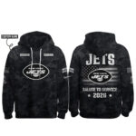 Custom Name New York Jets Salute To Service 2026 Camo Graphic Hoodie for Football Fans