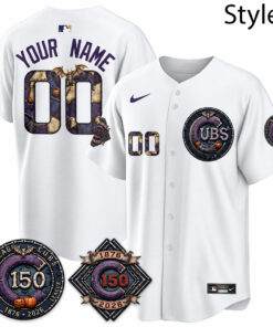 Custom Name and Number Chicago Cubs Halloween Nightmare 2026 Baseball Jersey