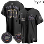 Custom Name and Number Chicago Cubs Halloween Nightmare 2026 Baseball Jersey
