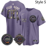 Custom Name and Number Chicago Cubs Halloween Nightmare 2026 Baseball Jersey