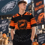 Custom Name and Number Philadelphia Eagles Happy Halloween Day 2026 Football Jersey