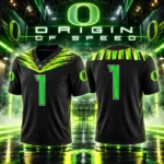 Custom Number Oregon Ducks 2026 Origin of Speed Football Jersey