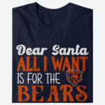 Dear Santa All I Want Is For The Bears To Win The Super Bowl 2026 Shirt