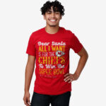 Dear Santa All I Want Is For The Chiefs To Win The Super Bowl 2026 Shirt
