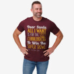 Dear Santa All I Want Is For The Commanders To Win The Super Bowl 2026 Shirt
