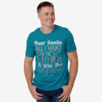 Dear Santa All I Want Is For The Lions To Win The Super Bowl 2026 Shirt