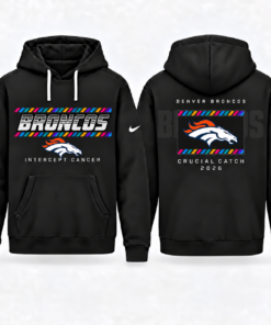 Denver Broncos 2026 Crucial Catch Graphic Hoodie Version 3 for Football Fans