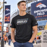 Denver Broncos 2026 Crucial Catch Graphic Shirt for Football Fans