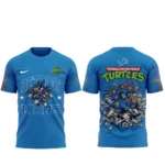 Detroit Lions x Teenage Mutant Ninja Turtles 2026 Graphic Shirt for Football and TMNT Fans