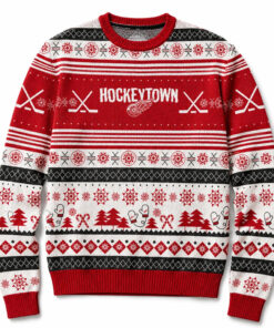 Detroit Red Wings Hockeytown Ugly Sweater 2026 For Hockey Fans