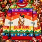 Dog Smoking Meme Funny Christmas Ugly Sweater for Meme Fans