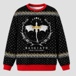 Dragon Basgiath War College Christmas 2026 Ugly Sweater for Dragon Fantasy Fans