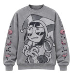 Drake Wears Amazing Digital Circus Pomni Grid Symbols Sweatshirt