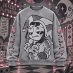 Drake Wears Amazing Digital Circus Pomni Grid Symbols Sweatshirt