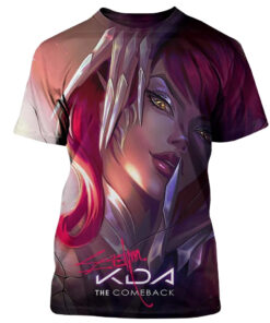 Evelynn KDA The Comeback Arcane League Of Legends Graphic Shirt for League Of Legends Fans