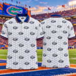 Florida Gators All-Over Logo Print Graphic Polo Shirt for College Football Fans