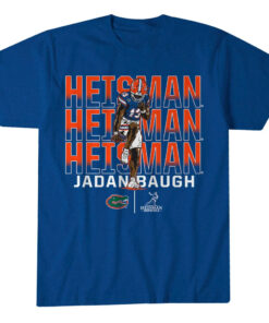 Florida Gators Football Jadan Baugh Heisman Hopeful Name Pose Graphic Shirt for College Football Fans