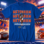Florida Gators Football Jadan Baugh Heisman Hopeful Name Pose Graphic Shirt for College Football Fans