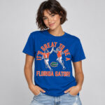 Florida Gators Football Vernell Brown III & Bailey Stockton High Five Graphic Shirt for College Football Fans