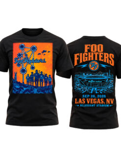 Foo Fighters Allegiant Stadium Las Vegas Tour 2026 Graphic Shirt for Foo Fighters Fans