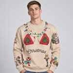 Funny Christmas Holiday Graphic Ugly Sweater 2026 for Christmas Fans