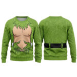 Funny Grinch Chest 2026 Ugly Christmas Sweater for Grinch Fans