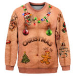 Funny Hairy Body Ugly Christmas Sweater 2026 for Christmas