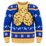 Funny Men’s Jingle Balls 2026 Blue Ugly Christmas Sweater
