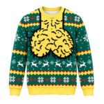 Funny Men’s Jingle Balls 2026 Green Ugly Christmas Sweater