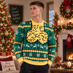 Funny Men’s Jingle Balls 2026 Green Ugly Christmas Sweater