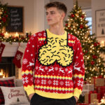 Funny Men’s Jingle Balls 2026 Red Ugly Christmas Sweater