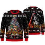 Godzilla Christmas 2026 Ugly Sweater