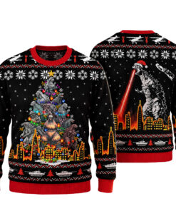Godzilla Christmas 2026 Ugly Sweater