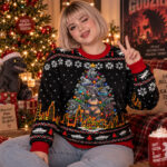 Godzilla Christmas 2026 Ugly Sweater