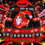 Gojo Satoru Parody Have A Break Kit Kat Christmas Jujutsu Kaisen Ugly Sweater