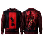Hazbin Hotel Alastor Smile Ugly Sweater 2026 for Hazbin Hotel Fans