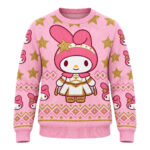 Hello Kitty x The Boys Funny Pink Pattern Ugly Christmas Sweater 2026