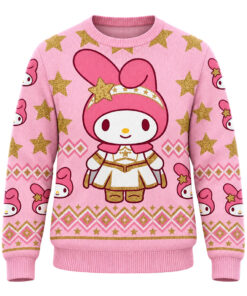 Hello Kitty x The Boys Funny Pink Pattern Ugly Christmas Sweater 2026