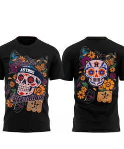 Houston Astros 2026 Hispanic Heritage Dia de los Muertos Graphic Shirt for Baseball Fans