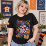Houston Astros 2026 Hispanic Heritage Dia de los Muertos Graphic Shirt for Baseball Fans
