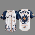 Houston Astros Mexican Heritage Night 2026 Graphic Baseball Jersey for Baseball Fans