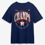 Houston Astros Navy 2026 AL West Division Champions Graphic Shirt for Baseball Fans
