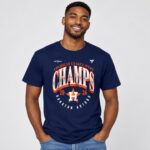 Houston Astros Navy 2026 AL West Division Champions Graphic Shirt for Baseball Fans