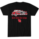 Houston Cougars Football Here Come The Coogs Graphic Shirt for College Football Fans
