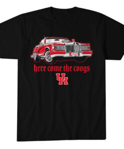 Houston Cougars Football Here Come The Coogs Graphic Shirt for College Football Fans