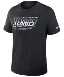 Houston Texans 2026 Crucial Catch Graphic Black Shirt for Football Fans