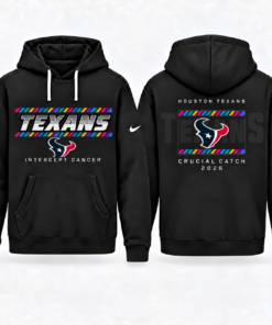 Houston Texans 2026 Crucial Catch Graphic Hoodie Version 3 for Football Fans